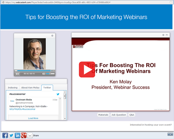 Boosting the ROI Audio with Slides